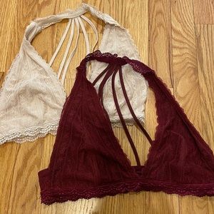 Francescas Lace Bralettes. $8 each